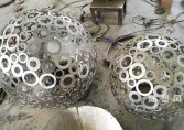 不锈钢球形雕塑方圳出品