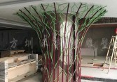 深圳南山客户定制不锈钢造型树雕塑