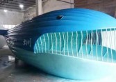 方圳不锈钢鲸鱼雕塑现身深圳景区