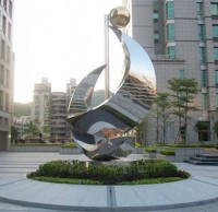 小区不锈钢雕塑