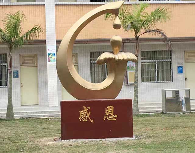 不锈钢标志雕塑